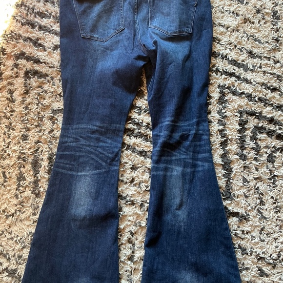 Express bell flare jeans size 16r - Picture 3 of 6